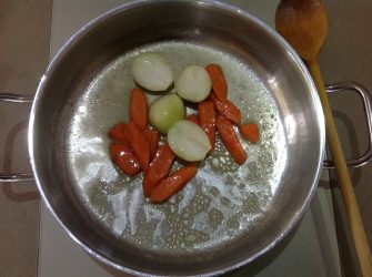 légumes glacés à la vanille