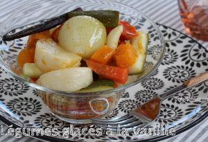 légumes glacés à la vanille