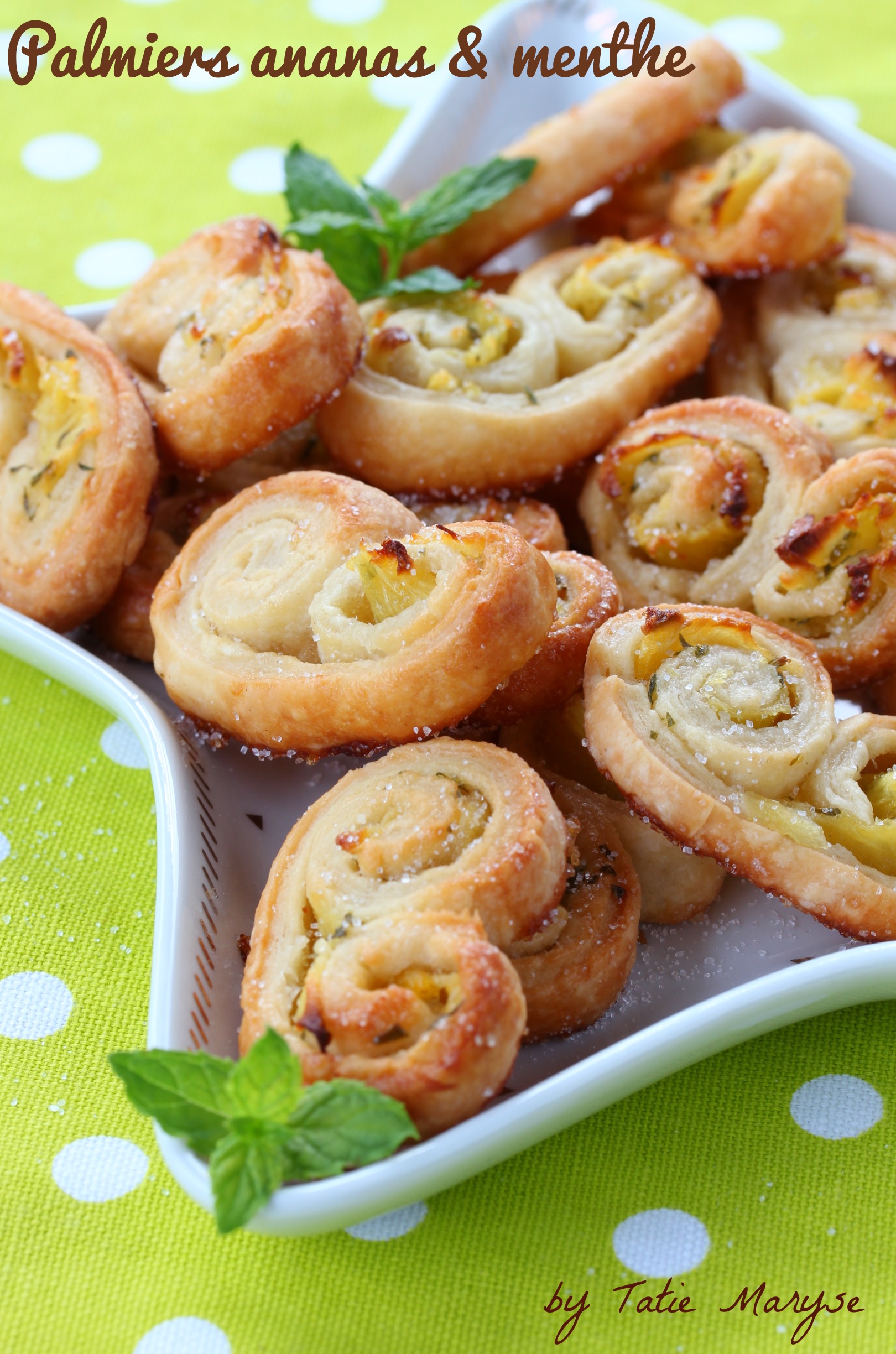 PALMIERS à l'ananas