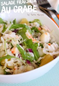 Salade au crabe