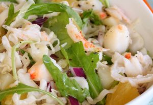 Salade au crabe