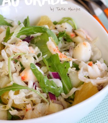 RECETTE de la SALADE de CRABE, selon TaTie Maryse