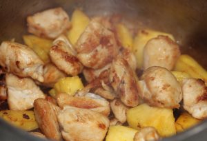 poulet à l'ananas antillais