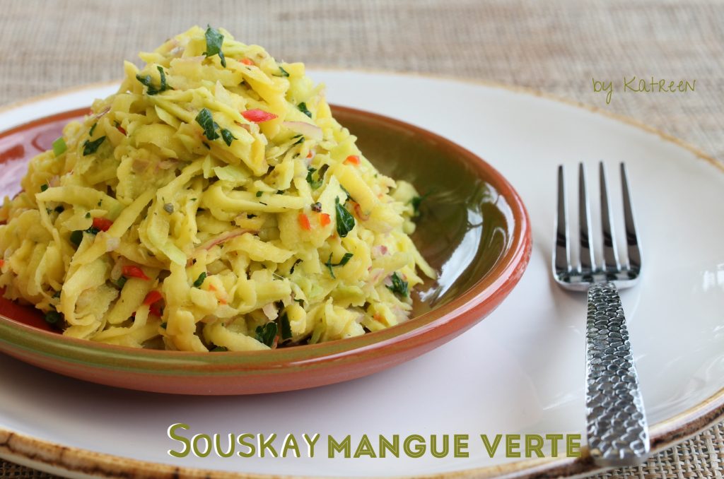 souskay mangue verte antillaise