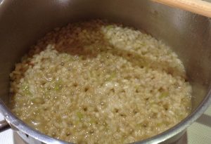 Risotto crevettes épicées