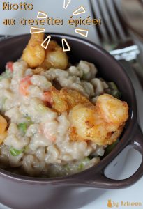 Risotto crevettes épicées