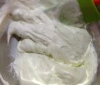 Crème fouettée au coco