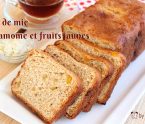 Pain de mie à la cardamome et aux fruits jaunes