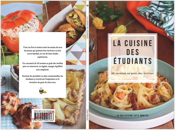 Livre La cuisine des étudiants - Tatie Maryse