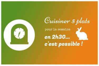 Cuisiner 5 plats pour la semaine en 2h30
