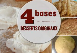 4 bases de desserts originaux antillais