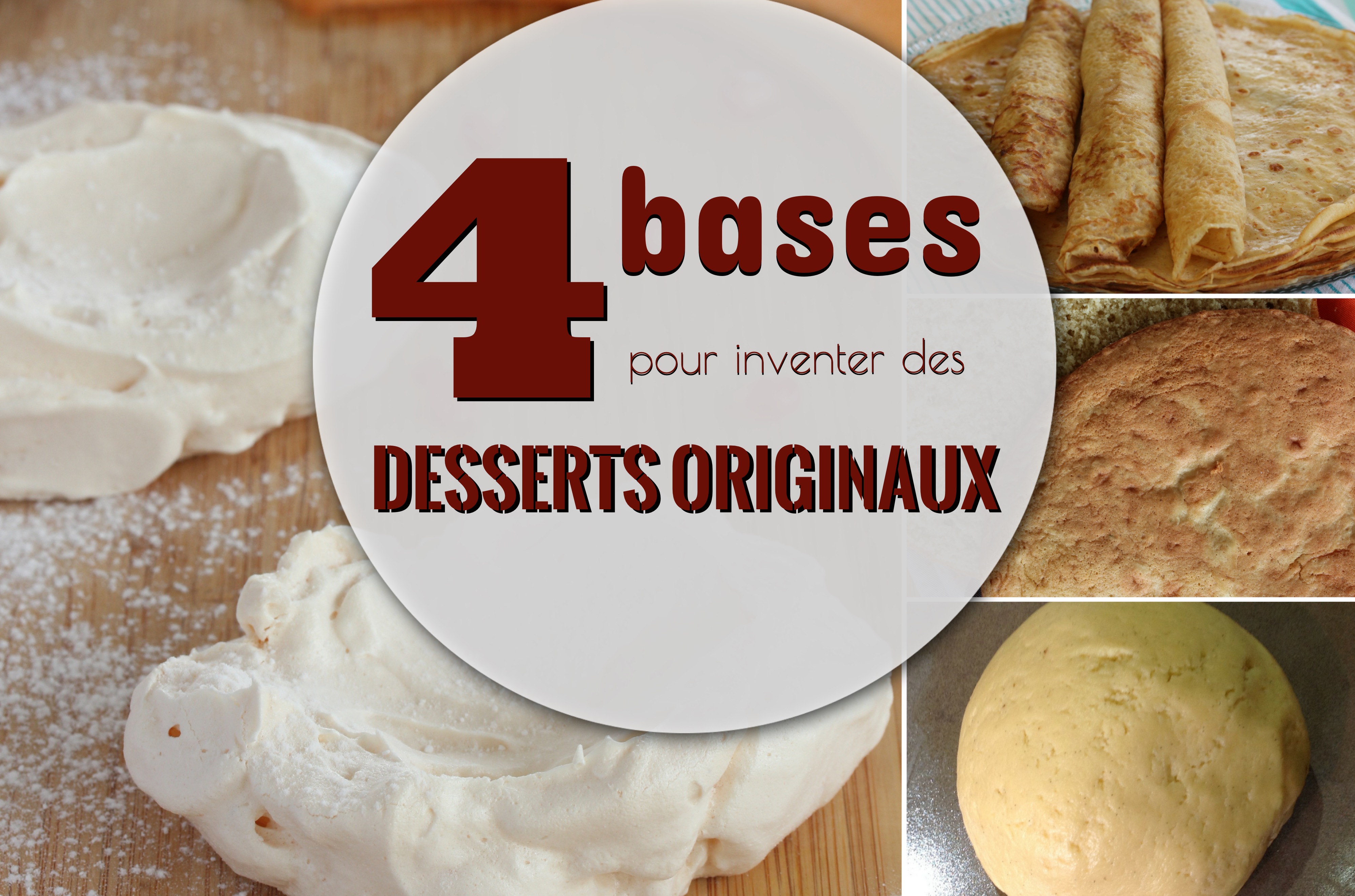 4 bases de desserts originaux antillais