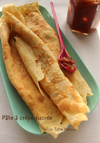 crêpes sucrées antillaises