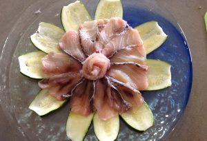 carpaccio saumon caraïbe
