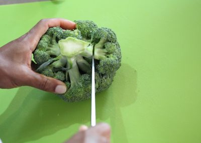 découpe brocoli râpé semoule