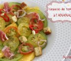 carpaccio tomate ananas