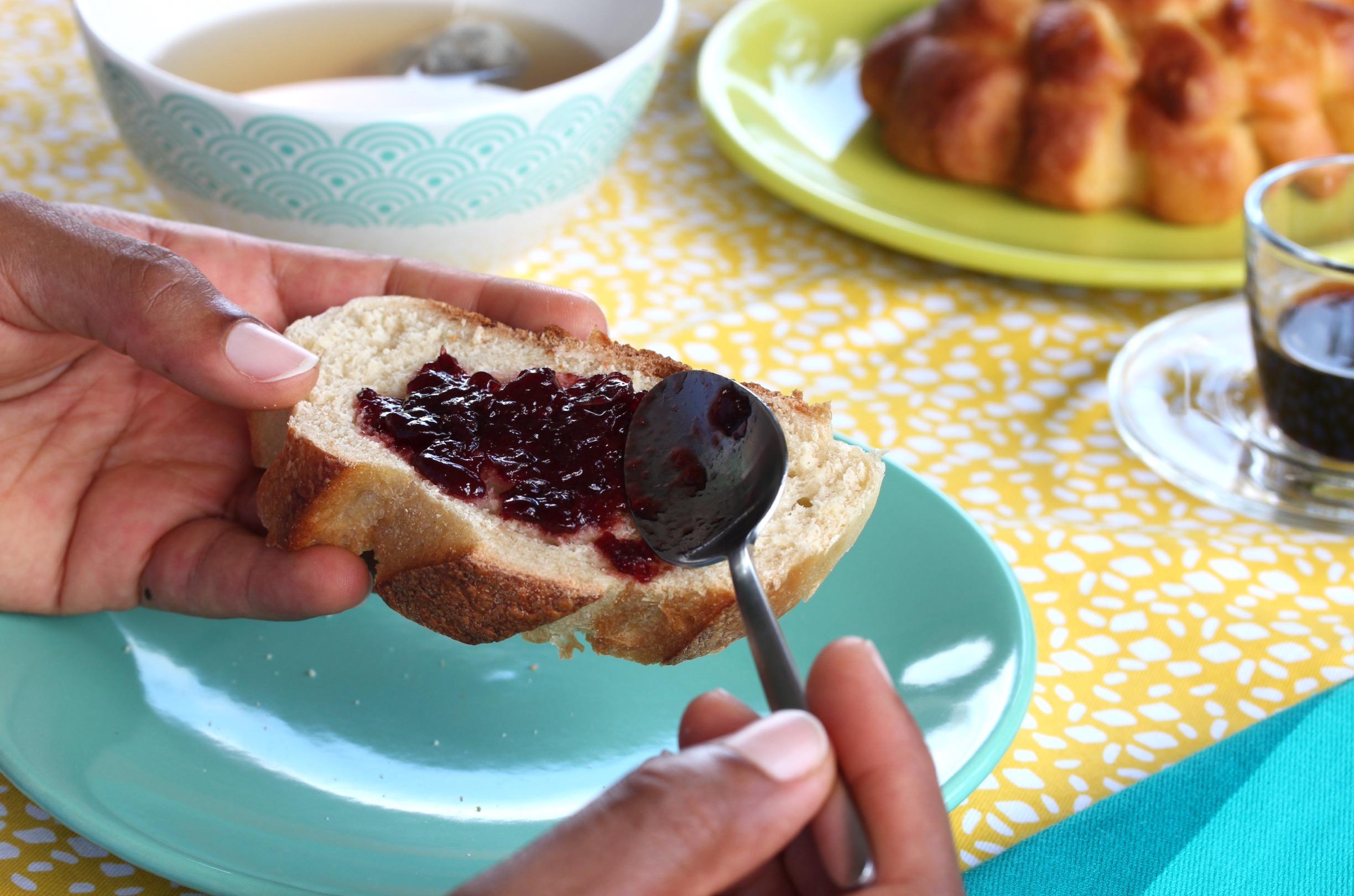 Petit-déjeuner confiture