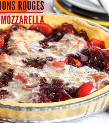 Recette de la TARTE LÉGUMES MOZZA, by Titoon
