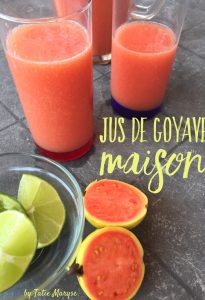 Jus de goyave martinique