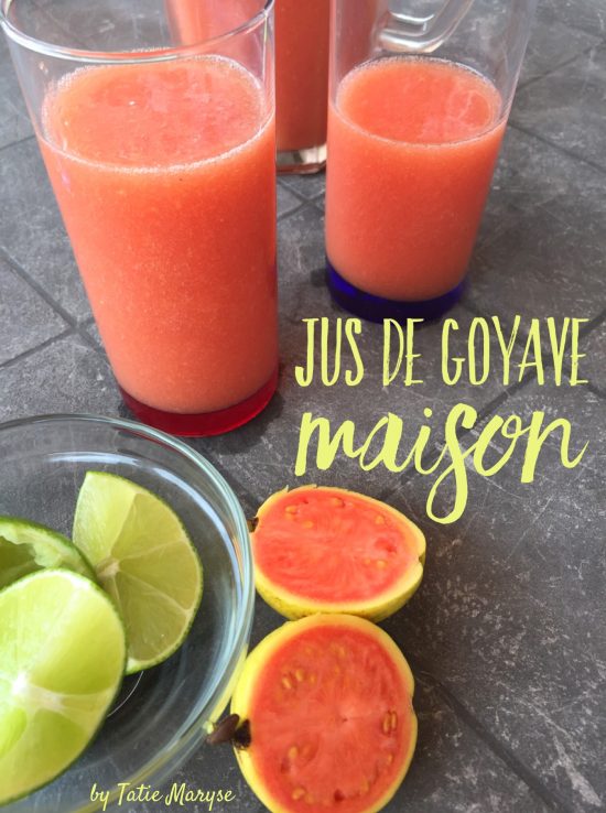 Jus de goyave martinique