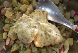 salade tinain morue guadeloupe