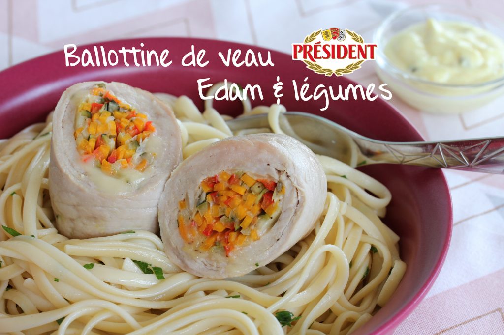 ballottine de veau aux légumes