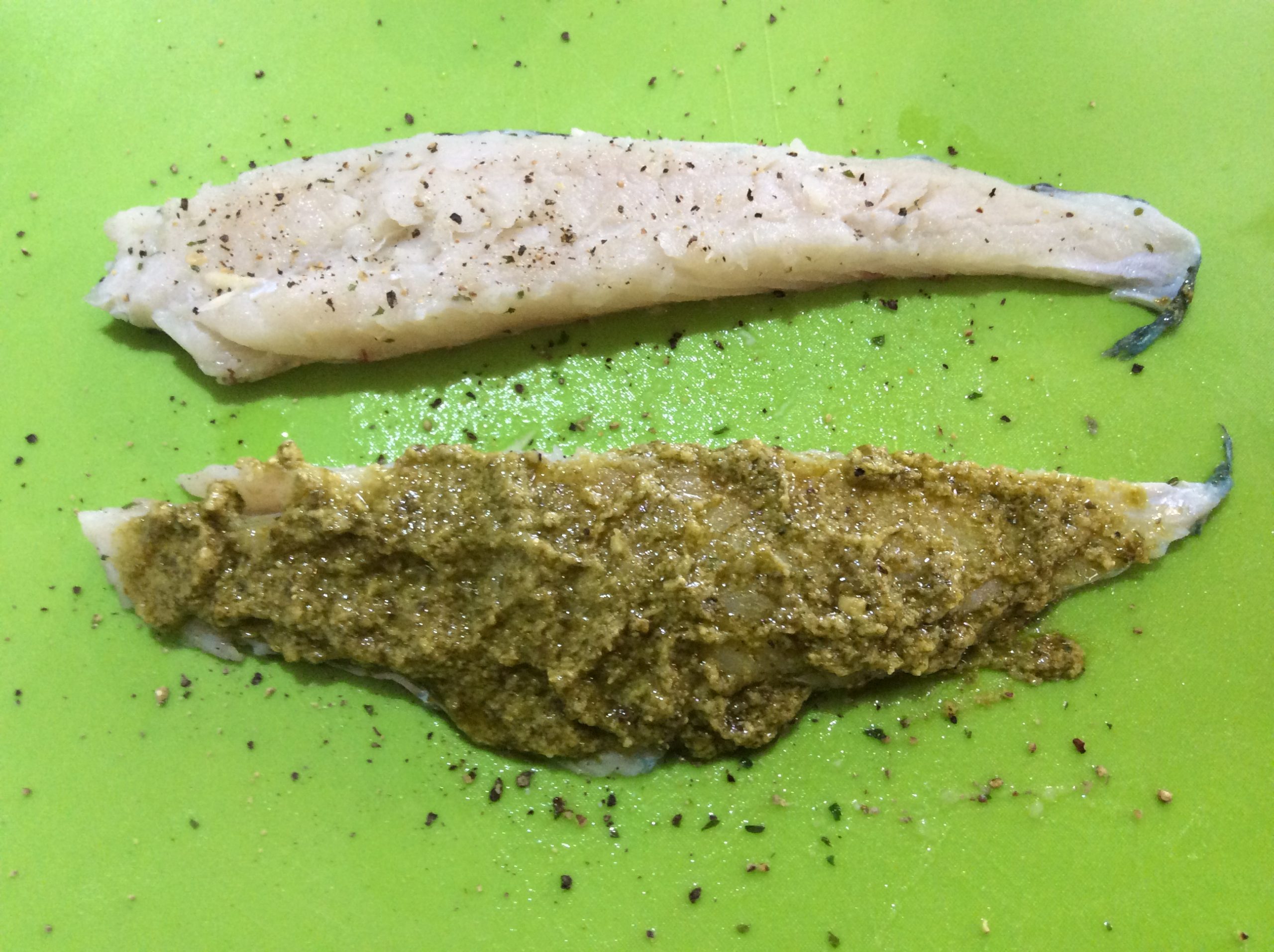 poisson roulé sauce panzani