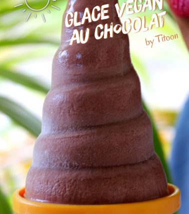 Recette de la GLACE VEGAN au Chocolat, by Titoon Baker
