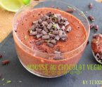 mousse au chocolat vegan antillais