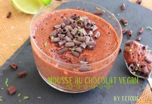 mousse au chocolat vegan antillais