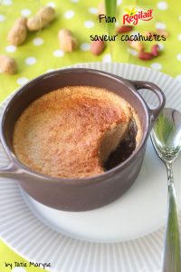 flan cacahuètes