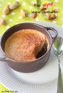 flan cacahuètes