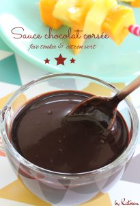 sauce chocolat corsée