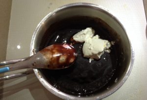 sauce chocolat corsée