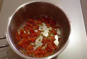 compotée tomate-poivron