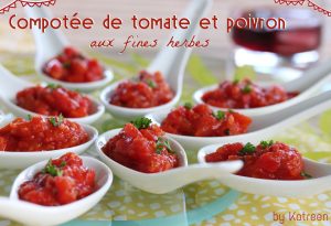 compotée tomate-poivron