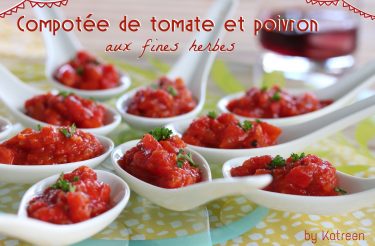 compotée tomate-poivron