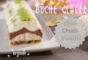 bûche glacée de noël Antillais