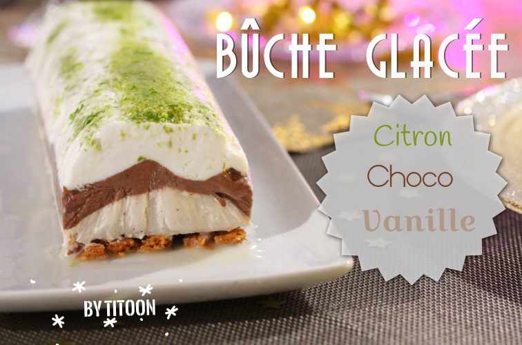 bûche glacée de noël Antillais