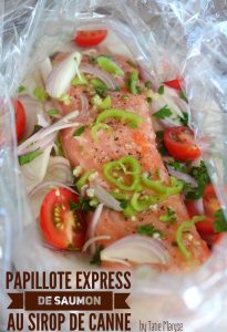 papillote saumon recettes avec peu d'ingrédients