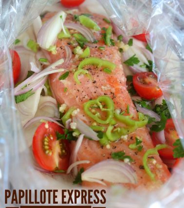 Recette de la PAPILLOTE express de SAUMON au sirop de canne, by Tatie Maryse