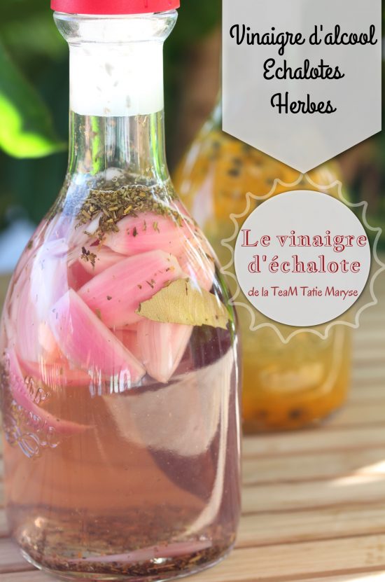 Vinaigre aromatisé à l'échalote