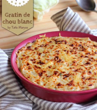 Recette du GRATIN de CHOU blanc, by Tatie Maryse