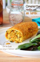 Omelette roulée au lambi