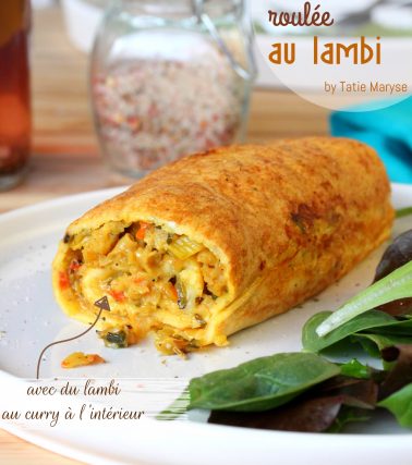 Recette de l'OMELETTE roulée au LAMBI, by Tatie Maryse
