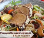 salade vermicelles filet mignon