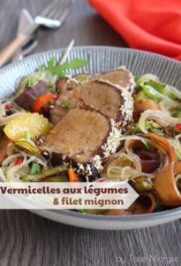 salade vermicelles filet mignon