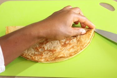 pliage crêpe samossa