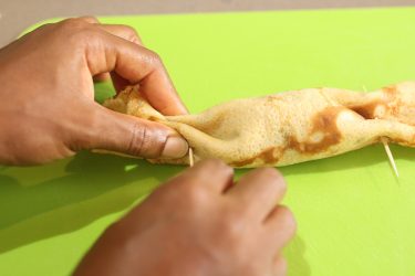 pliage crêpe bonbon