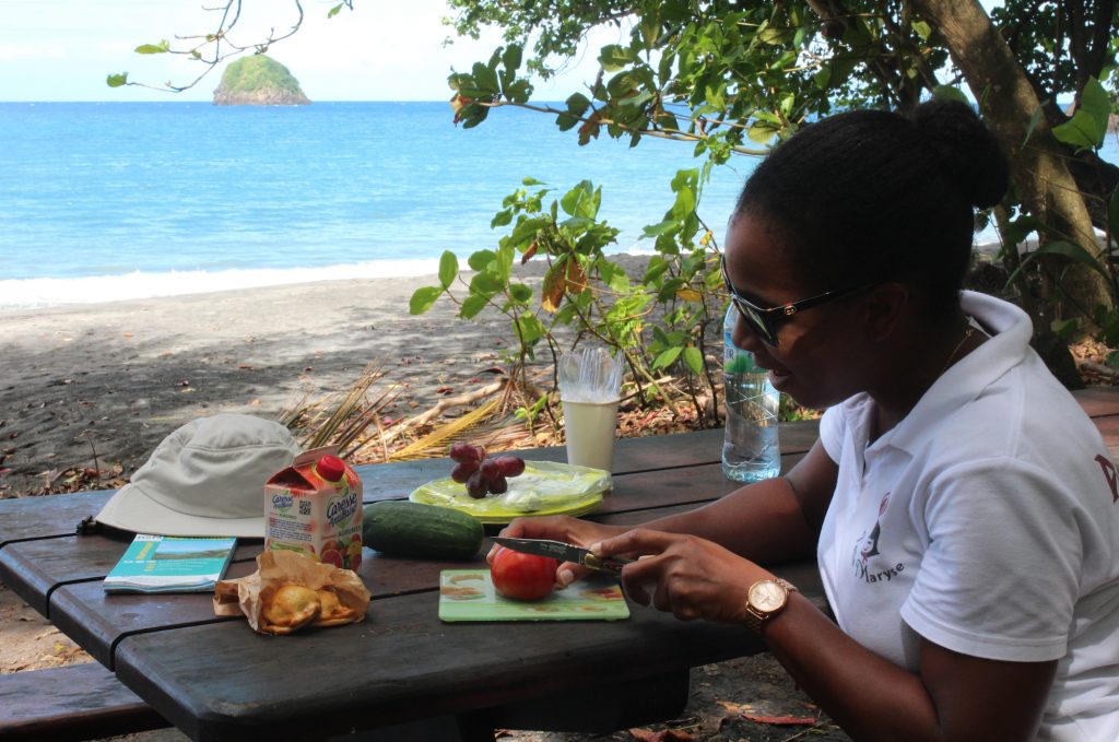 pique-nique Céron Prêcheur Martinique